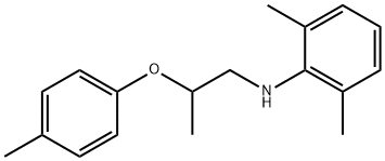 2,6-Dimethyl-N-[2-(4-methylphenoxy)propyl]aniline Struktur