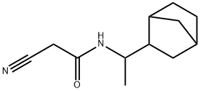 N-[1-(6-二環(huán)[2.2.1]庚基)乙基]-2-氰基-乙酰胺, 1023832-91-8, 結(jié)構(gòu)式