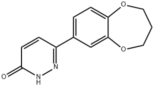 6-(3,4-Dihydro-2H-1,5-benzodioxepin-7-yl)-pyridazin-3(2H)-one Struktur