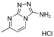 7-Methyl[1,2,4]triazolo[4,3-a]pyrimidin-3-amine hydrochloride Struktur