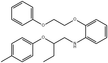 N-[2-(4-METHYLPHENOXY)BUTYL]-2-(2-PHENOXYETHOXY)ANILINE, 1040687-38-4, 結構式