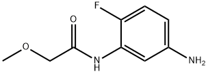 N-(5-amino-2-fluorophenyl)-2-methoxyacetamide Struktur
