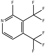 2-Fluoro-3,4-bis(trifluoromethyl)pyridine Struktur