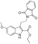 Ethyl 3-[2-(1,3-dioxo-1,3-dihydro-2H-isoindol-2-yl)ethyl]-5-methoxy-1H-indole-2-carboxylate Structure