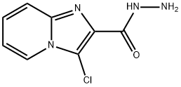 3-Chloroimidazo[1,2-a]pyridine-2-carbohydrazide Struktur