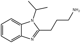 3-(1-Isopropyl-1H-benzoimidazol-2-yl)-propylamine Struktur