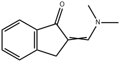 (2Z)-2-[(Dimethylamino)methylene]indan-1-one Struktur