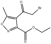 Ethyl 4-(2-bromoacetyl)-5-methylisoxazole-3-carboxylate, 115697-68-2, 結構式