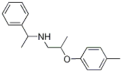 2-(4-Methylphenoxy)-N-(1-phenylethyl)-1-propanamine Struktur