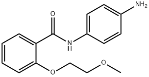 N-(4-Aminophenyl)-2-(2-methoxyethoxy)benzamide Struktur