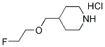 4-[(2-Fluoroethoxy)methyl]piperidine hydrochloride Struktur