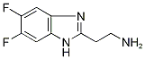 2-(5,6-Difluoro-1H-benzoimidazol-2-yl)ethylamine Struktur
