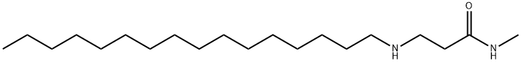 3-(HEXADECYLAMINO)-N-METHYLPROPANAMIDE Struktur