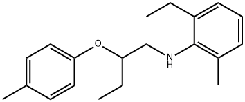 2-Ethyl-6-methyl-N-[2-(4-methylphenoxy)butyl]-aniline Struktur