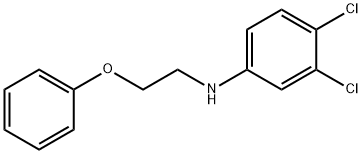 3,4-DICHLORO-N-(2-PHENOXYETHYL)ANILINE, 356532-55-3, 結(jié)構(gòu)式