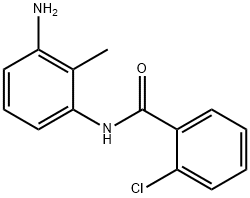 N-(3-Amino-2-methylphenyl)-2-chlorobenzamide Struktur