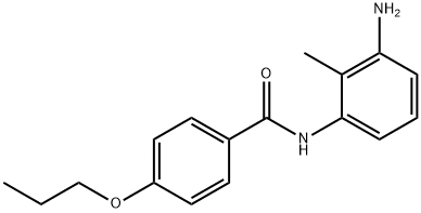 N-(3-Amino-2-methylphenyl)-4-propoxybenzamide Struktur