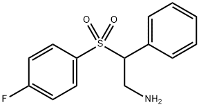2-(4-Fluoro-benzenesulfonyl)-2-phenyl-ethylamine Struktur