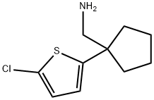 {[1-(5-氯-2-噻吩)環(huán)戊基]甲基}胺鹽酸鹽, 937651-31-5, 結(jié)構(gòu)式