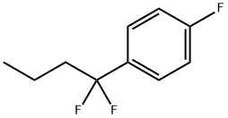 1-(1,1-DIFLUOROBUTYL)-4-FLUOROBENZENE Struktur