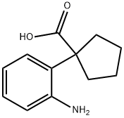 1-(2-Aminophenyl)cyclopentanecarboxylic acid Struktur