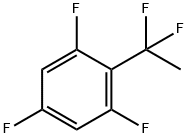 2-(1,1-Difluoroethyl)-1,3,5-trifluorobenzene Struktur