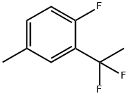 2-(1,1-Difluoroethyl)-1-fluoro-4-methylbenzene Struktur