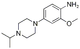 4-(4-Isopropylpiperazin-1-yl)-2-methoxyphenylamine Struktur