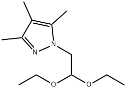 1-(2,2-Diethoxyethyl)-3,4,5-trimethyl-1H-pyrazole Struktur