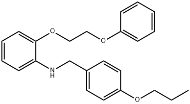 2-(2-PHENOXYETHOXY)-N-(4-PROPOXYBENZYL)ANILINE, 1040687-50-0, 結(jié)構(gòu)式