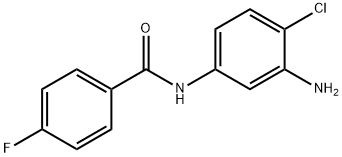 N-(3-AMINO-4-CHLOROPHENYL)-4-FLUOROBENZAMIDE, 926249-00-5, 結(jié)構(gòu)式