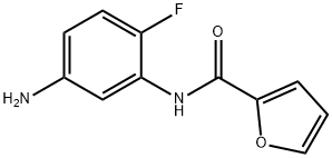 N-(5-Amino-2-fluorophenyl)-2-furamide Struktur