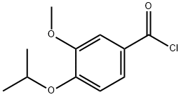 4-isopropoxy-3-methoxybenzoyl chloride Struktur