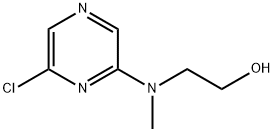 2-[(6-Chloro-2-pyrazinyl)(methyl)amino]-1-ethanol Struktur