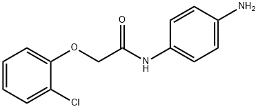 N-(4-Aminophenyl)-2-(2-chlorophenoxy)acetamide Struktur