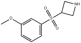 3-[(3-methoxyphenyl)sulfonyl]azetidine hydrochloride Struktur