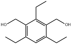 1,3-benzenedimethanol, 2,4,6-triethyl- Struktur
