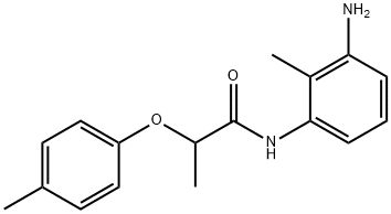 N-(3-Amino-2-methylphenyl)-2-(4-methylphenoxy)-propanamide Struktur