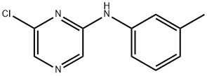 6-Chloro-N-(3-methylphenyl)-2-pyrazinamine Struktur