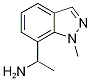 1-(1-Methyl-1H-indazol-7-yl)ethylamine Structure