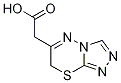 6-(Carboxymethyl)-7H-[1,2,4]triazolo[3,4-b][1,3,4]thiadiazine Struktur