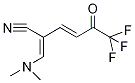 (2-DIMETHYLAMINOACRYLONITRILE)-1,1,1-TRIFLUOROBUT-3-EN-2-ONE Struktur
