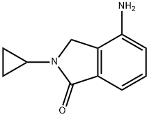 4-Amino-2-cyclopropylisoindolin-1-one Struktur