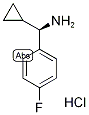 (R)-alpha-Cyclopropyl-4-fluorobenzylamine hydrochloride Struktur