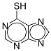 1,9-Dihydropurine-13C2,15N-6-thione Struktur