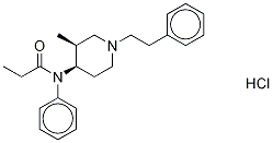 cis-Mefentanyl-d3 Hydrochloride Salt Structure
