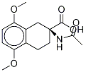 2-(AcetylaMino)-1,2,3,4-tetrahydro-5,8-diMethoxy-2-naphthalenecarboxylic Acid-13C Struktur
