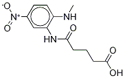 Glutaric Acid-2-methylamino-5-nitromonoanilide-d3 Struktur