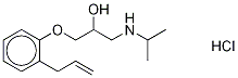 Alprenlol Hydrochloride-d7 Struktur