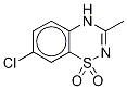 Diazoxide-15N,13C2 Struktur